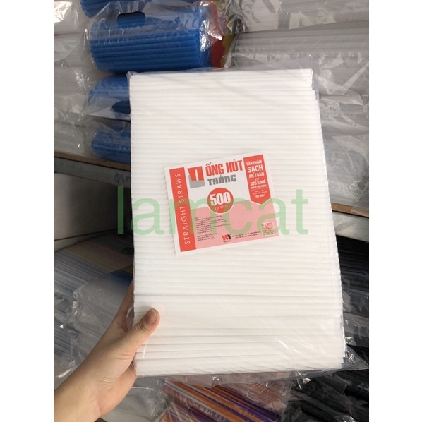 0.5Kg Ống hút đủ màu phi 6/ phi 8 uống nước ngọt, cafe, chanh dây