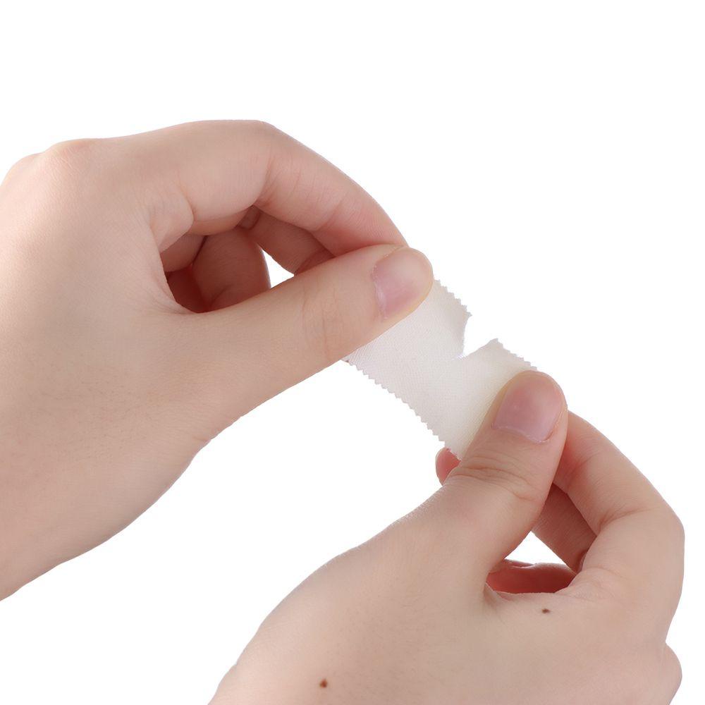 Băng Cotton Màu Trắng Tự Dính Hỗ Trợ Luyện Tập Vết Thương Ngón Tay Mắt Cá Chân Tiện Dụng
