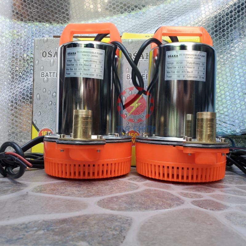 Bơm chìm 12V/24V OSAKA công suất 160W bơm chìm bơm tởm