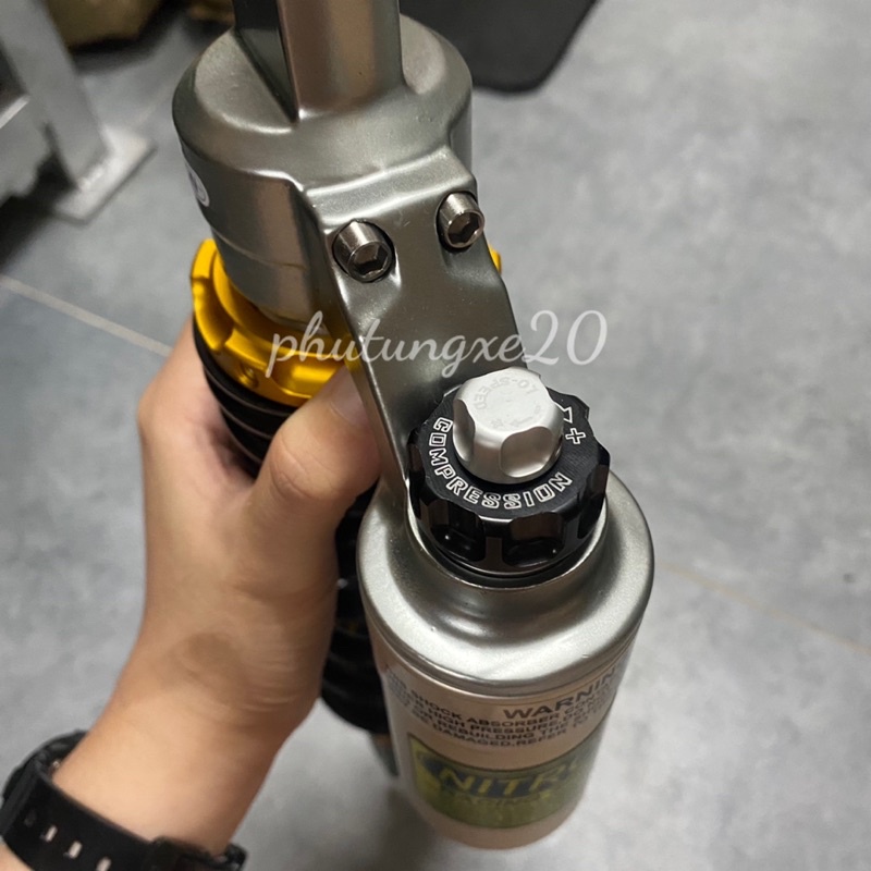 Phuộc nhún sau Nitron bình dầu gắn xe tay ga 1 phuộc Vario Vision Click Lead Janus Luvias Ultimo Sh Mode ...