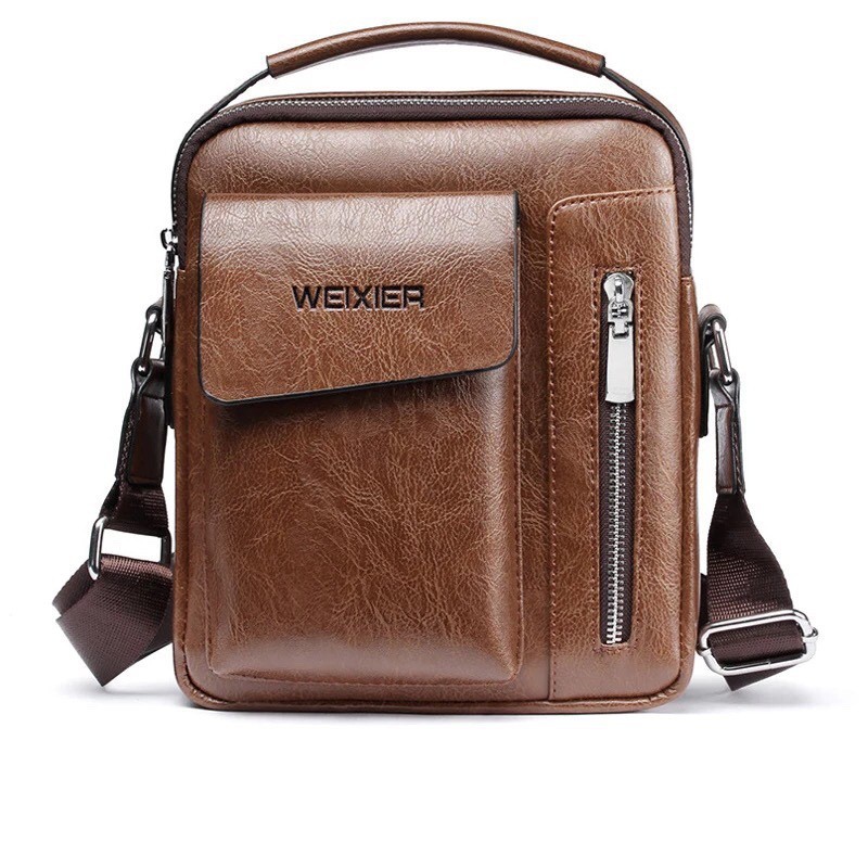 Túi đeo chéo da Weixier ipad thời trang 2020 / tui deo cheo/ túi bao tử/ tui chéo da/ balo/ ulzzang/ unisex | BigBuy360 - bigbuy360.vn