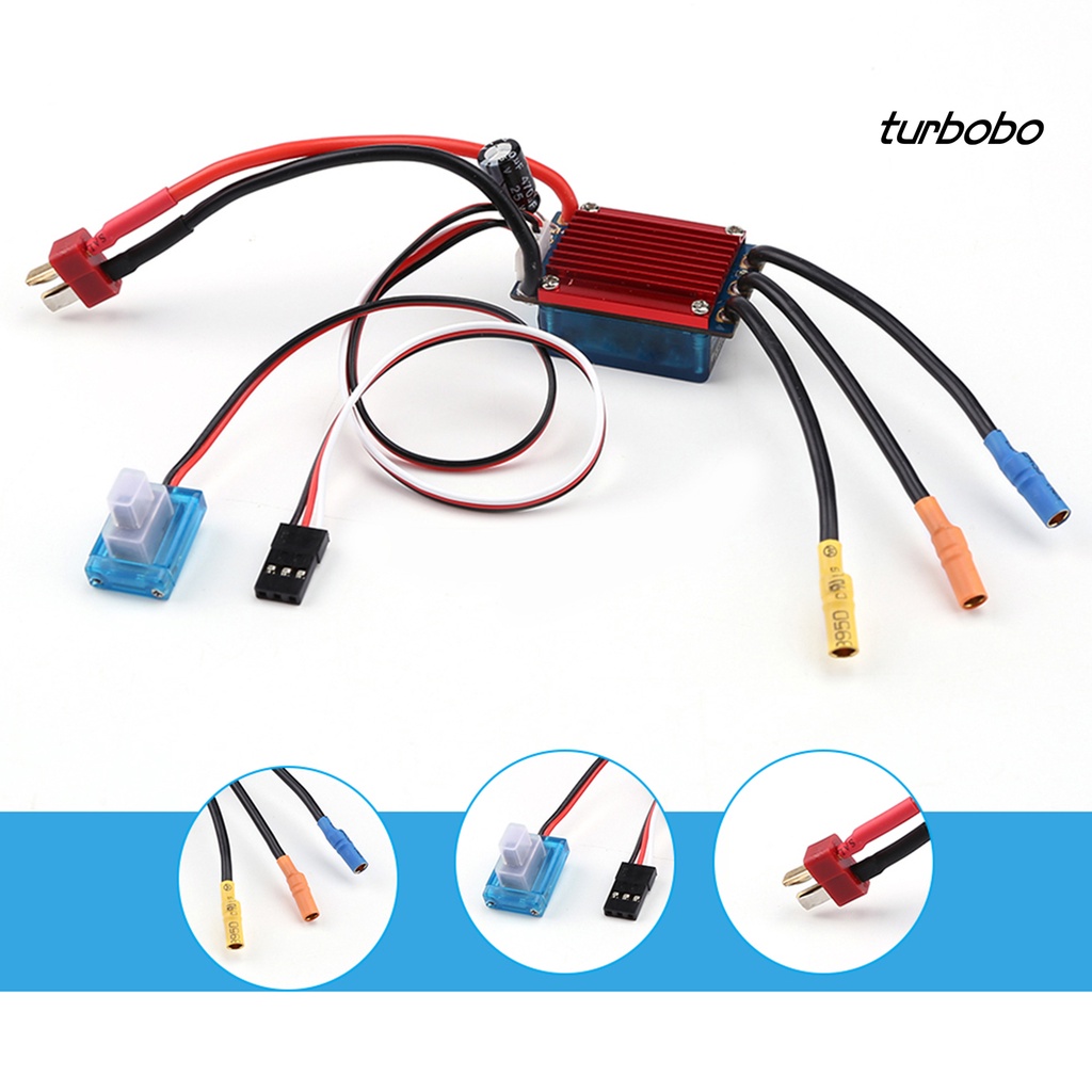 Bộ Điều Khiển Tốc Độ Động Cơ Không Chổi Than ESC 25A Cho Mô Hình Xe 1/14 1/16 RC