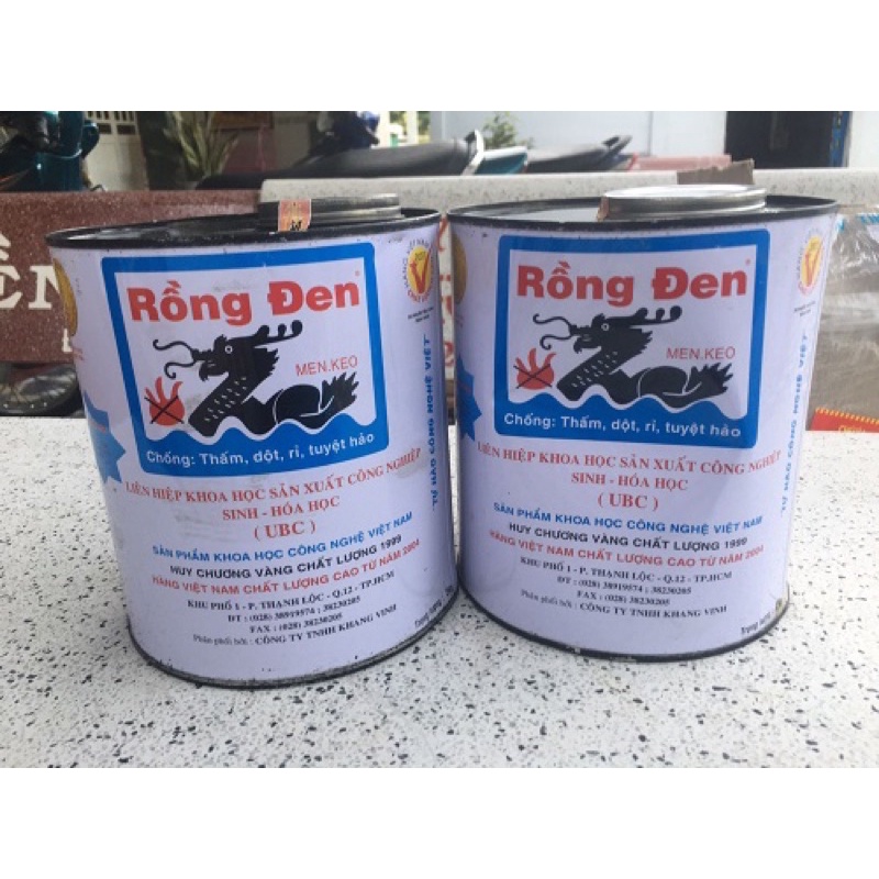 Keo Chống Thấm Rồng Đen Lon 2kg