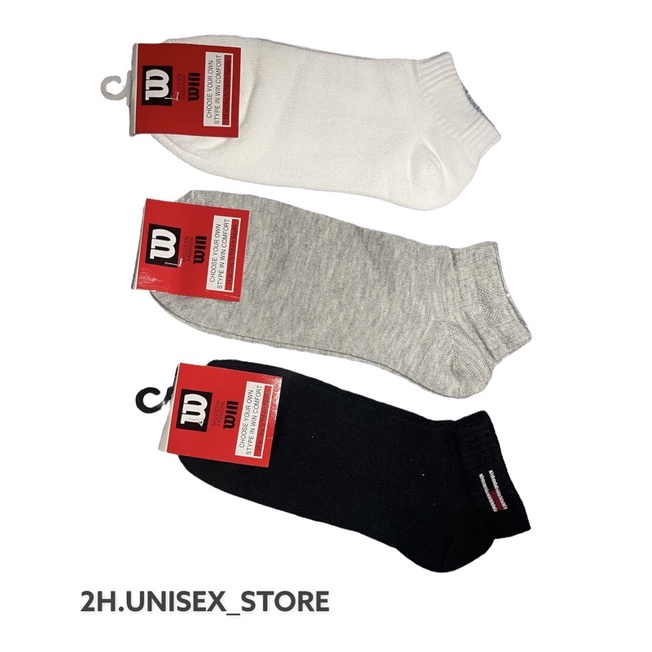 TẤT VỚ NAM NỮ UNISEX CỔ NGẮN CHẤT COTTON MỀM MÁT 2H.UNISEX_STORE