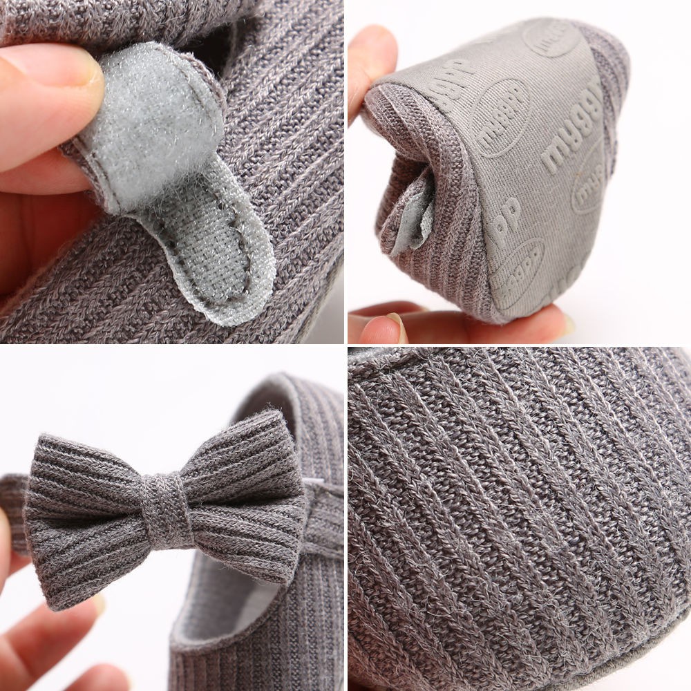 Giày Búp Bê Đế Mềm Dễ Thương Cho Bé Gái 0-1 Tuổi 0490