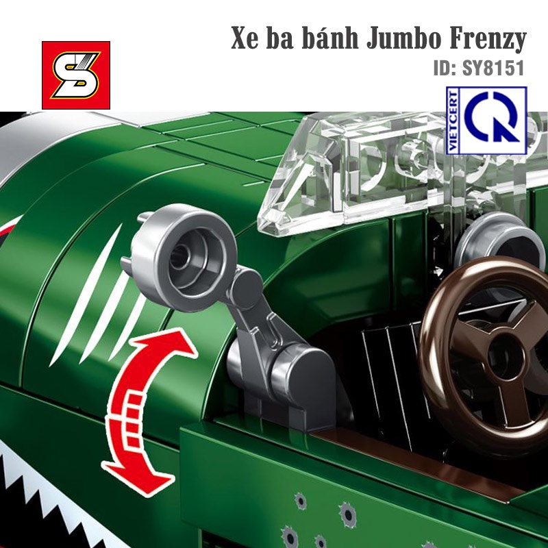 Đồ Chơi Lắp Ráp Xe Jumbo Frenzy – SY BLOCK 8151