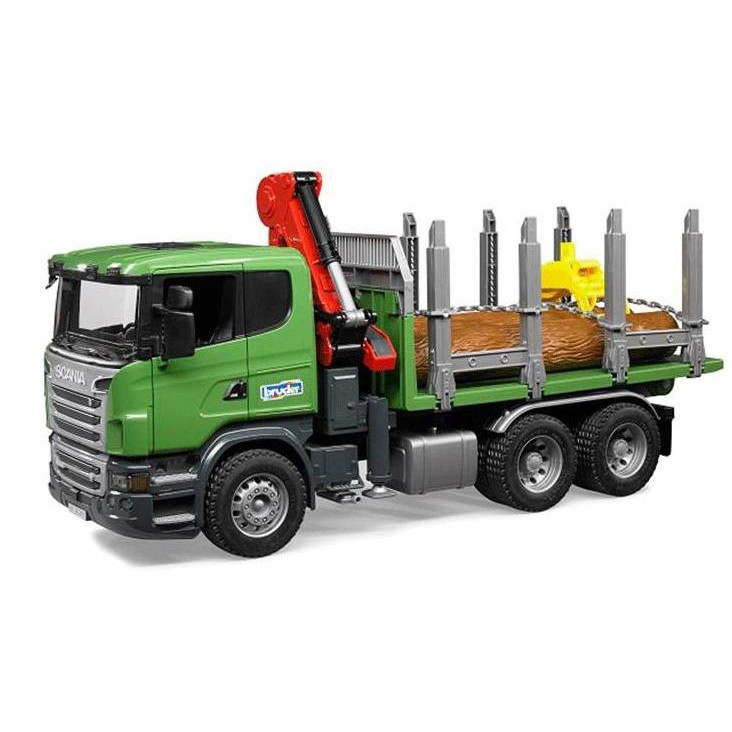 Đồ chơi BRUDER Đồ chơi dạng mô hình xe chở gỗ Scania - BRU03524