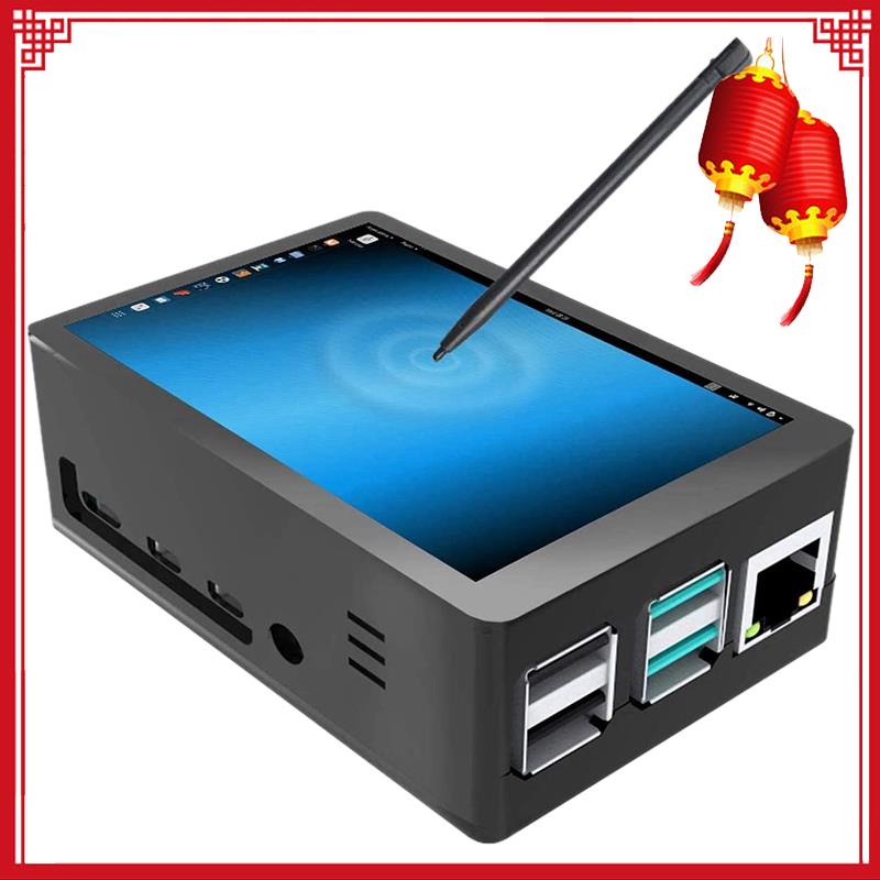 3.5 Inch Tft Lcd Contact Screen 320X480 Resolution Abs Case + Touchpen for Raspberry Pi 4 B