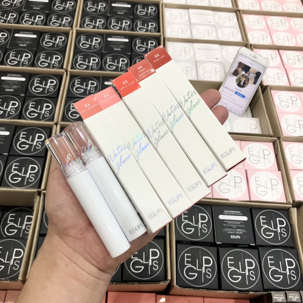 {BILL KOREA} Son Bóng EGLIPS Water Glaze Tint 4g