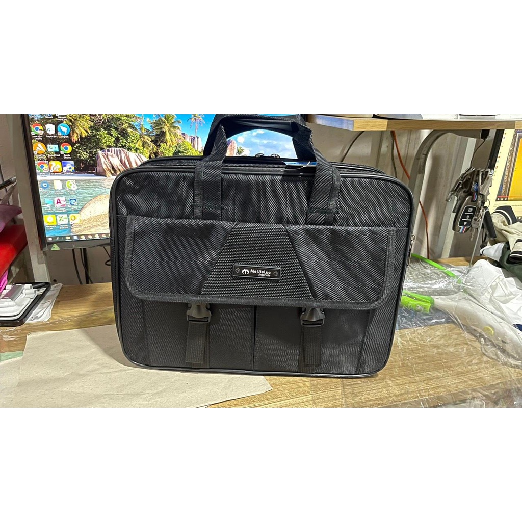 Cặp văn phòng laptop đeo chéo đeo vai Case trung tâm 4 kiểu Shalla GSR [Có sẵn]