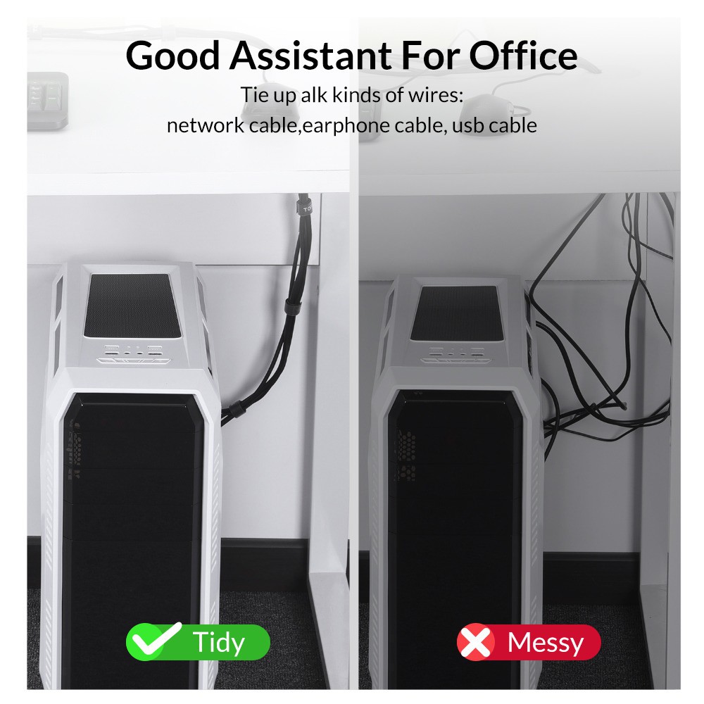 Dây quấn cáp sạc TOPK đa năng dễ dùng - 1 Cuộn dài 5M