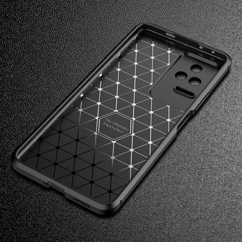 Ốp Điện Thoại TPU Dẻo Sợi Carbon Tản Nhiệt Bảo Vệ Camera Cho Redmi K50 K40 Pro
