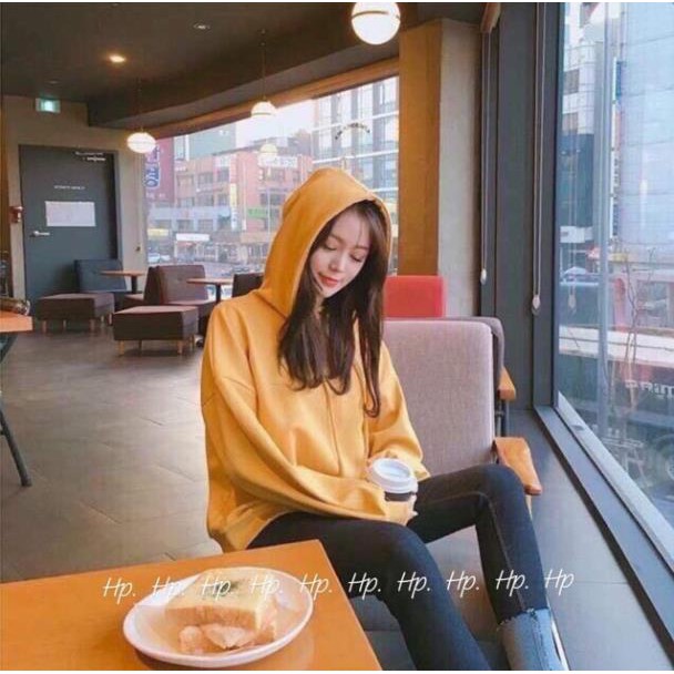 CHUYÊN SỈ Áo nỉ bông hoodie trơn DGO647 MK