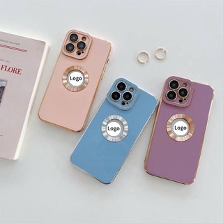 Gold Electroplated Phone Case For iPhone 11 12 Pro Max Soft TPU Clear Hole Glass Camera Protector Cover For iPhone11 iPhone12