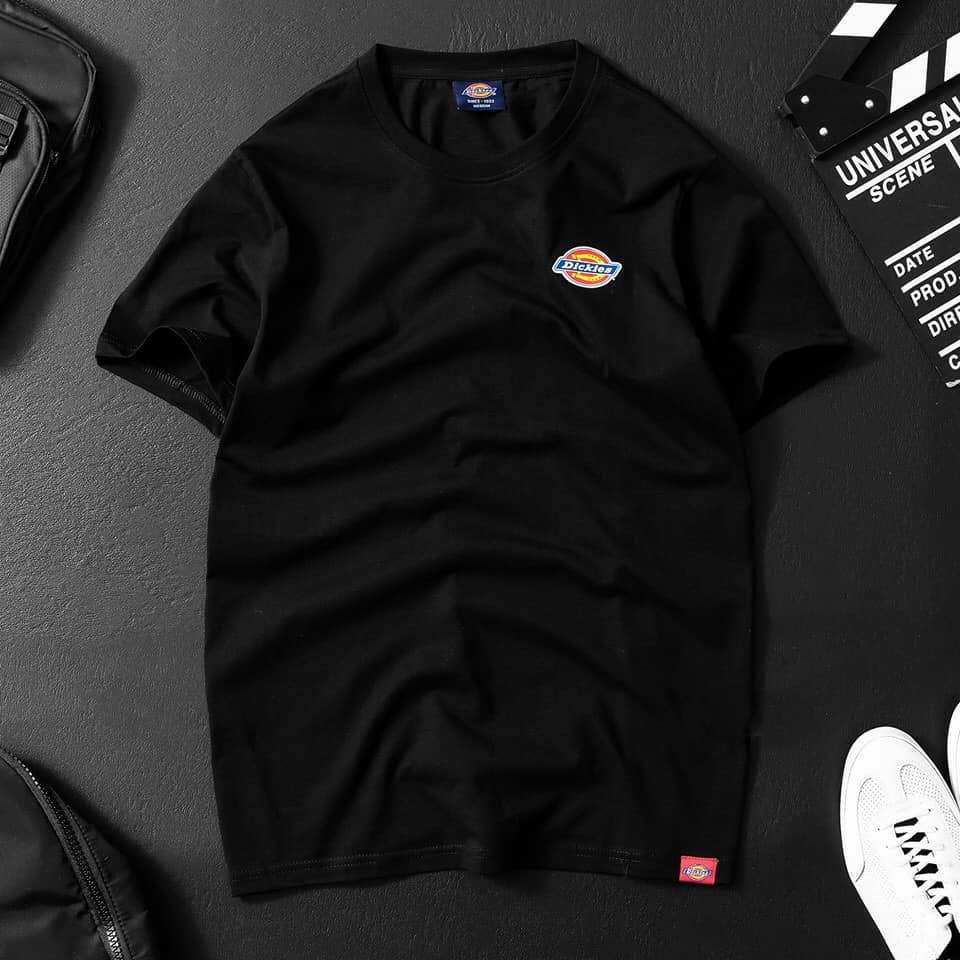 Áo thun nam Dickies, áo cotton nam nữ tay lỡ full hộp, Dricco