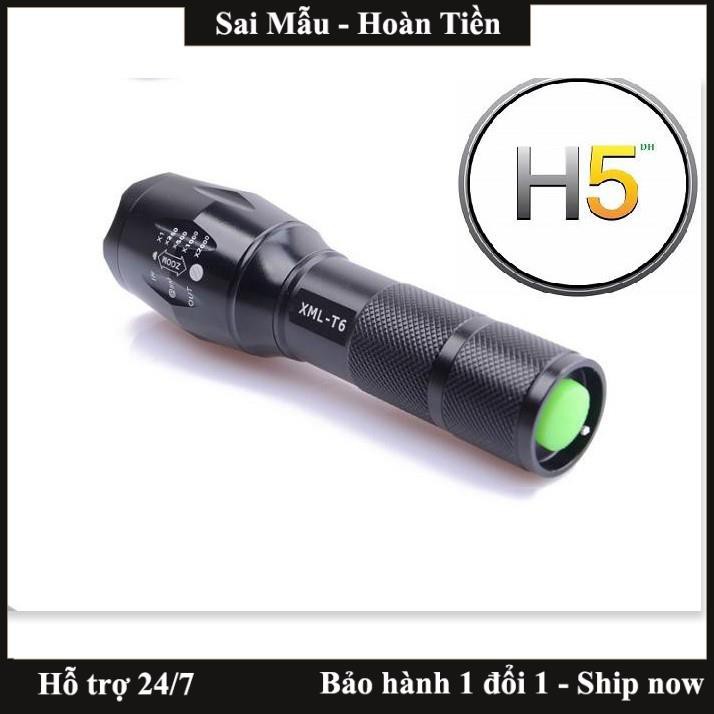 ✔️Đèn pin siêu sáng chống nước siêu sáng XML-16 cao cấp - Tặng kèm ngay 1 Pin, 1 Đốc sạc, 1 đốc - Freeship - Bảo hành