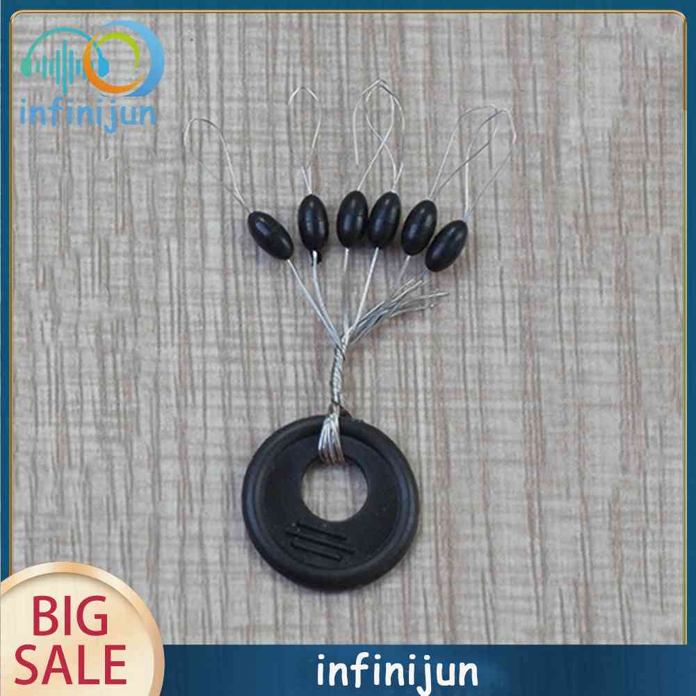 Bộ 30 / 180 Phao Câu Cá Bằng Cao Su Hình Oval