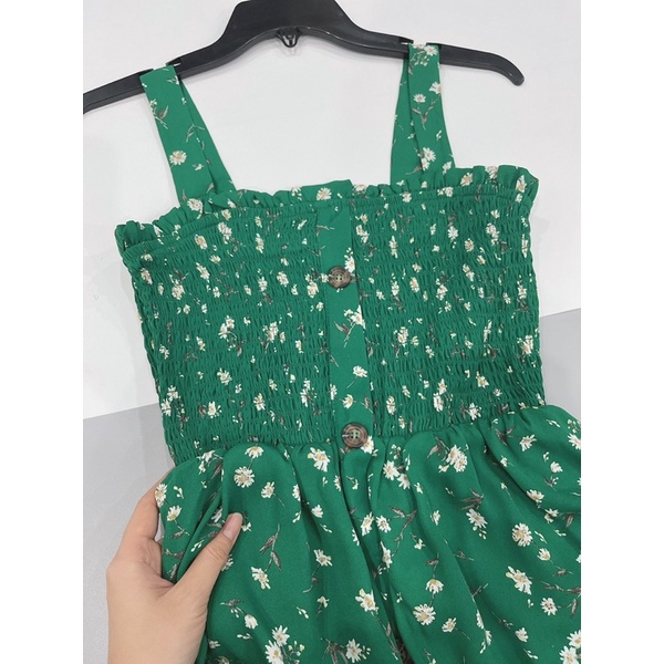 Đầm dây hoa nhí xuất dư xịn