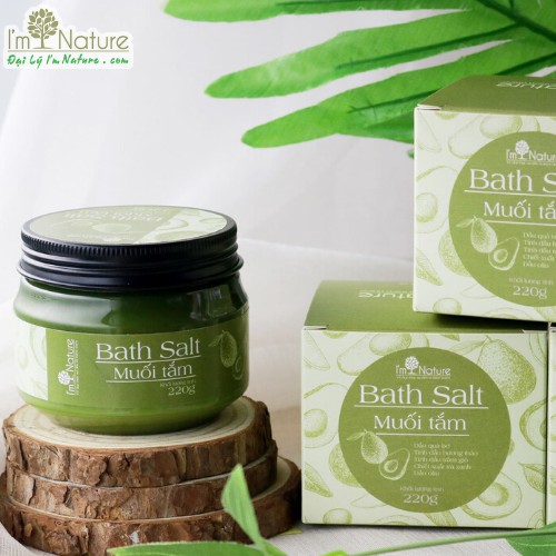 [ CHÍNH HÃNG ] Muối Tắm Thảo Mộc I'M NATURE Ngăn Ngừa Mụn Lưng - Rôm Sảy - Nang Lông 220Gr