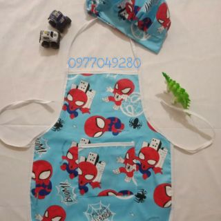 Combo 10 bộ tạp dề cho bé, tạp dề mầm non