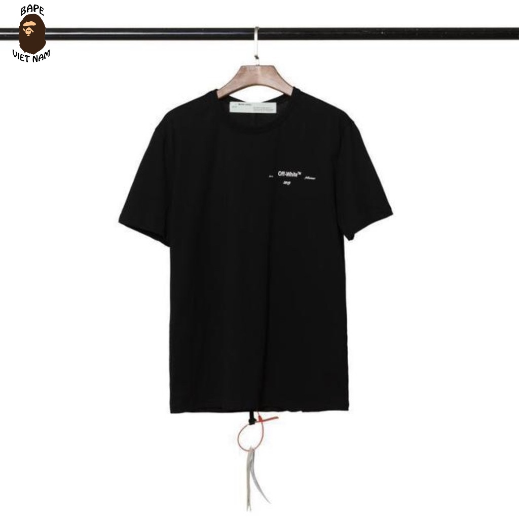 Áo thun Off White, Áo phông Off White SS2022, Tee OW chất liệu Cotton, 2 màu đen, trắng BapeVN