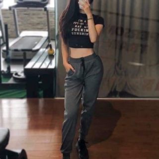 Quần Jogger len tăm chất dày dặn
