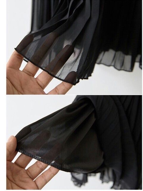 Chân váy voan dập li midi | BigBuy360 - bigbuy360.vn