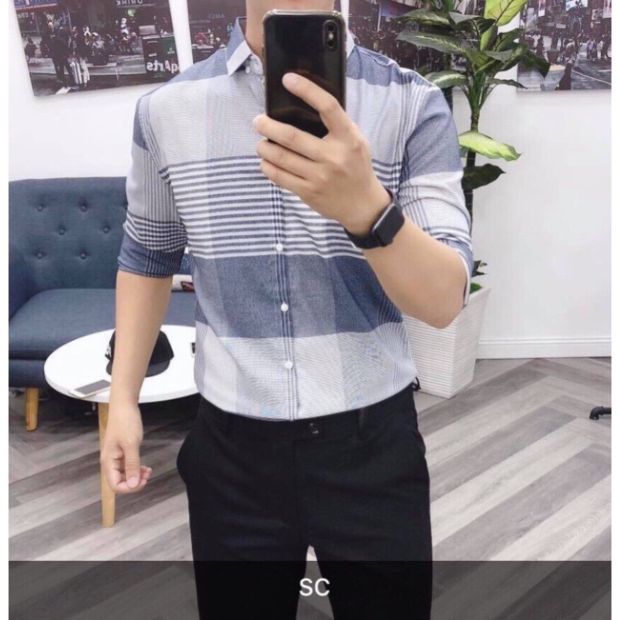 SƠ MI NAM SLIMFIT TAY DÀI