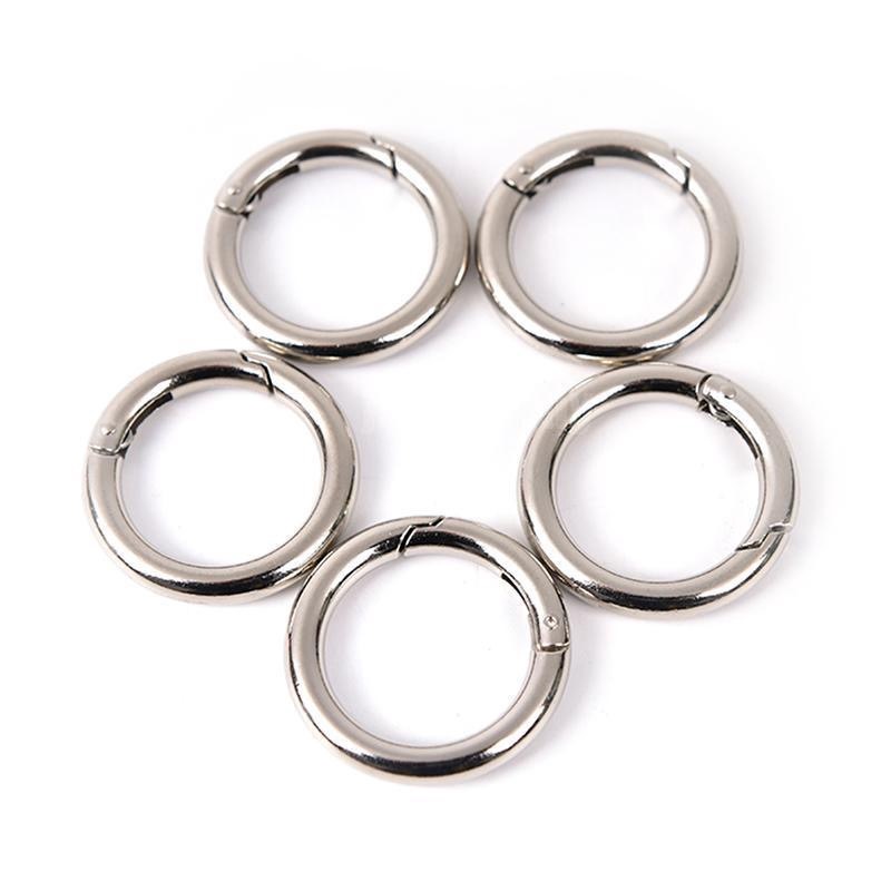Set 3 Vòng Khuyên Tròn, Móc Khoen Chùm Khóa Trơn Kim Loại, Móc Chùm Chìa Khóa, Móc Khoen Tròn Đa Năng. Kingler 5070