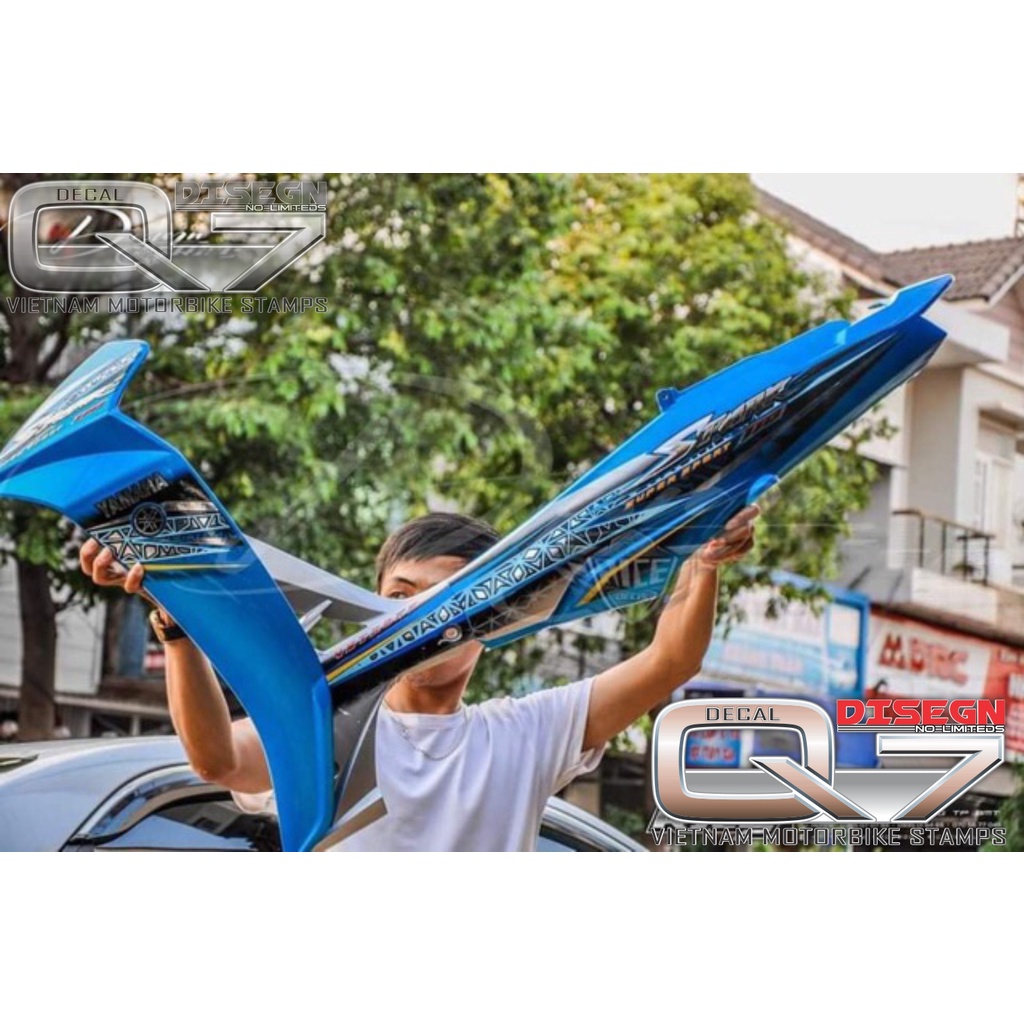 Tem Rời Sirius 110 Xanh Bạc