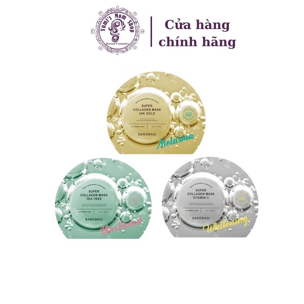 Mặt Nạ Giấy Dưỡng Ẩm Trắng Da Banobagi Stem Cell Vitamin Mask 30ml