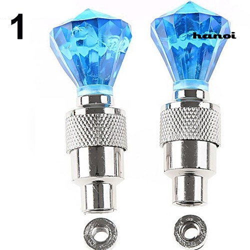 Set 2 Đèn Led Gắn Van Bánh Xe Ô Tô / Xe Đạp