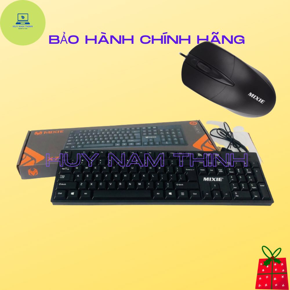 Phím chuột có dây MIXIE X70 siêu bền độ nhạy cao bấm êm hàng chính hãng
