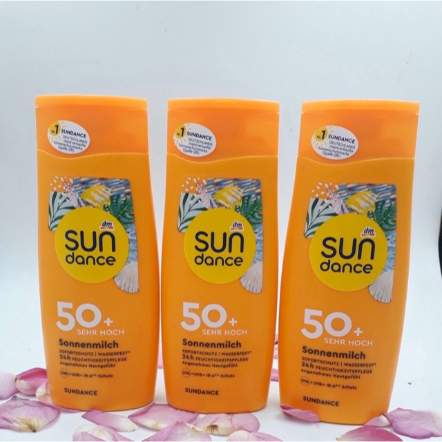 Kem chống nắng SunDance Sonnen Milch SPF 50+Sehr Hoch