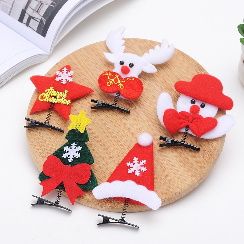 Bờm giáng sinh bờm tóc noel bờm cute bờm tóc kẹp tóc