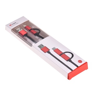 Cáp sạc 2 trong 1 Type C và Micro USB Huawei - Dài 1m