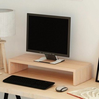Kệ gỗ để màn hình máy tính, laptop FEGO cho bàn làm việc