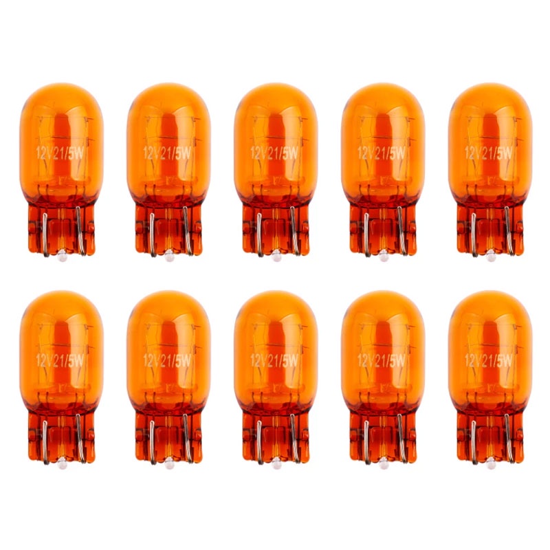 Set 10 Bóng Đèn halogen T20 7443 7440 12v 16W 500 Cho Xe Ô Tô