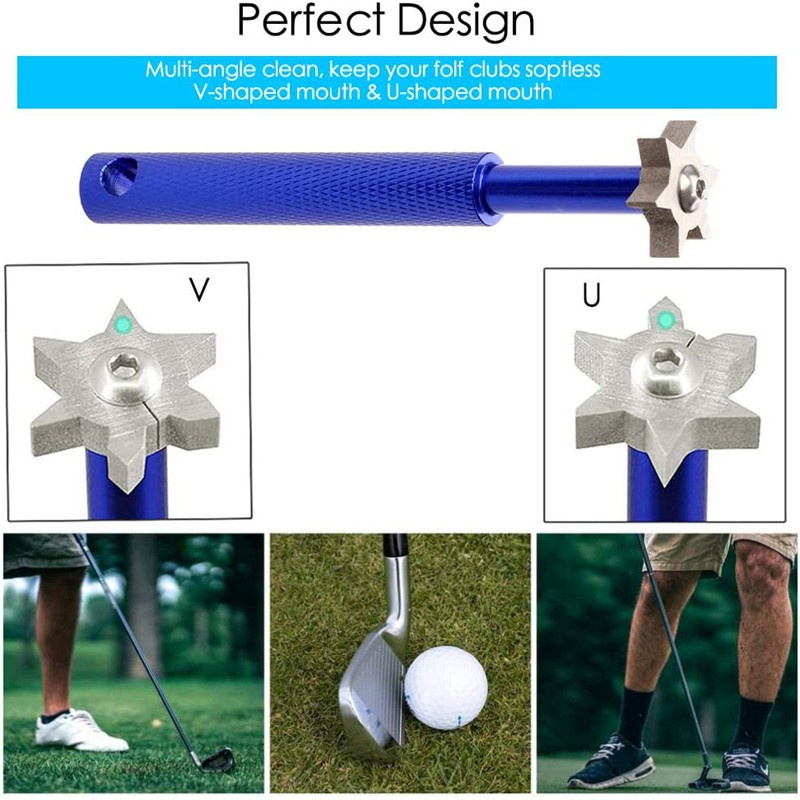 Bộ Cọ Và 2 Bàn Chải Vệ Sinh Gậy Đánh Golf Chất Lượng Cao