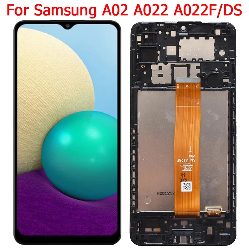 Màn Hình Dành Cho Samsung Galaxy A02 A022 SM-A022F A022F/DS Màn Hình Hiển Thị LCD Bộ Số Hóa Cảm Ứng Có Khung Thay Thế