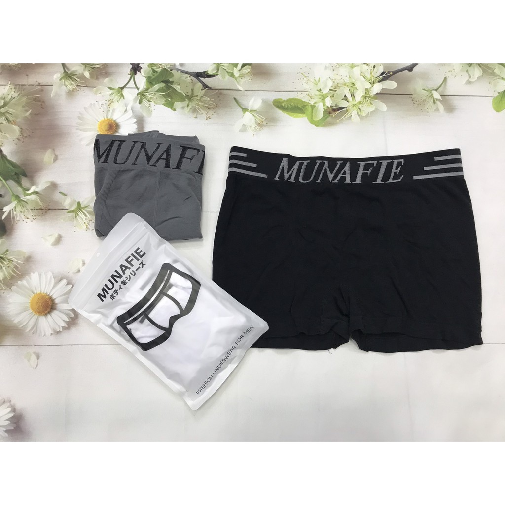 Sịp boxer, sịp túi zíp riêng biệt,chất diệt, mỏng mịn mát MUNAFIE