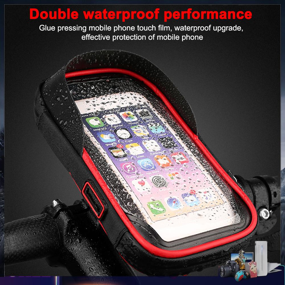 Giá Đỡ Điện Thoại Gắn Xe Máy/Xe Đạp Có Thể Chạm Màn Hình Cảm Ứng