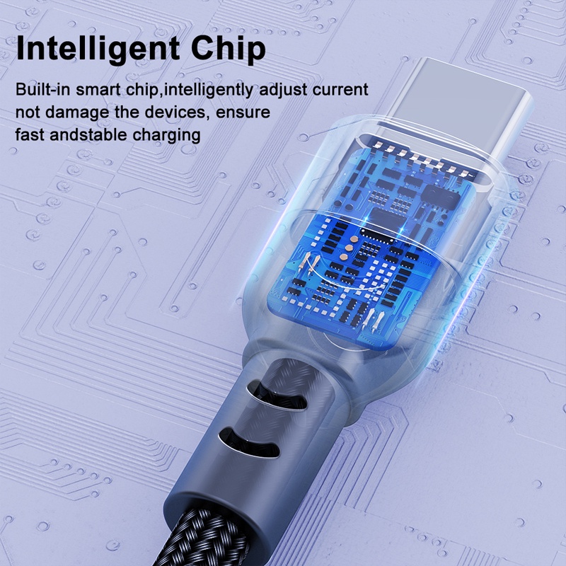 Cáp sạc nhanh ANKNDO PD 60W 3M cổng USB C cho điện thoại samsung