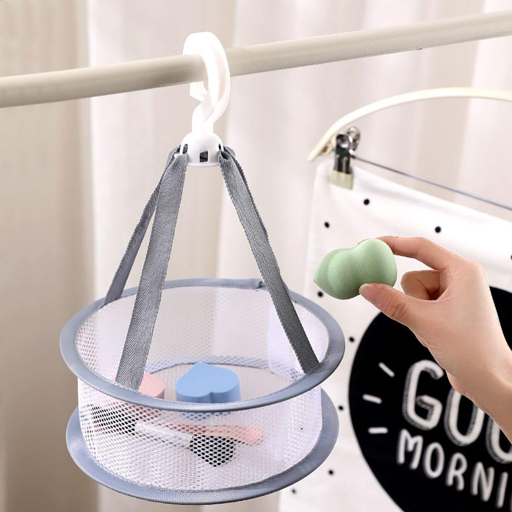 CLEOES Túi Lưới Phơi Khô Mút Trang Điểm Có Thể Tái Sử Dụng