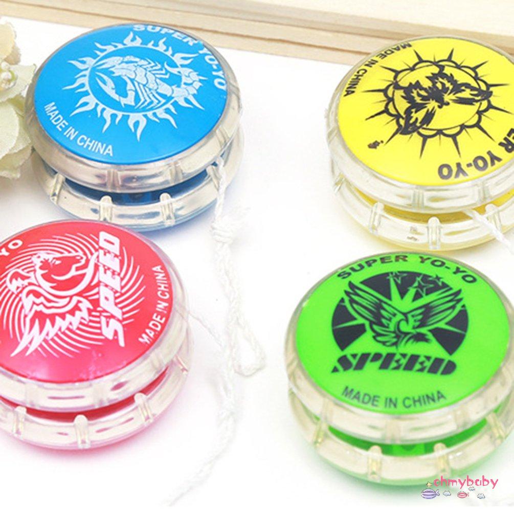 【OMB】 Plastic Cartoon Yo-Yo Pull Line Ball Lift Line Children Educational Toys