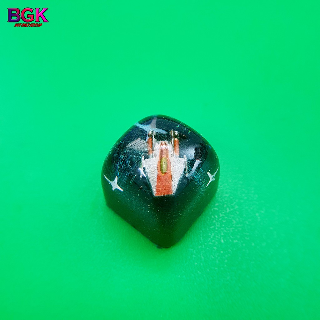 Keycap Lẻ Artisan Tàu A - Wing Star War SA Doom Profile ( Xuyên LED, Keycap bàn ...