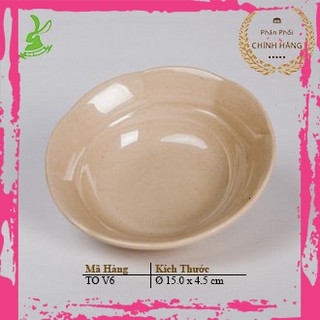 [Mẫu Mới]Tô TOV6 Màu Nâu Nhựa Melamine Cao Cấp Fataco Việt Nam