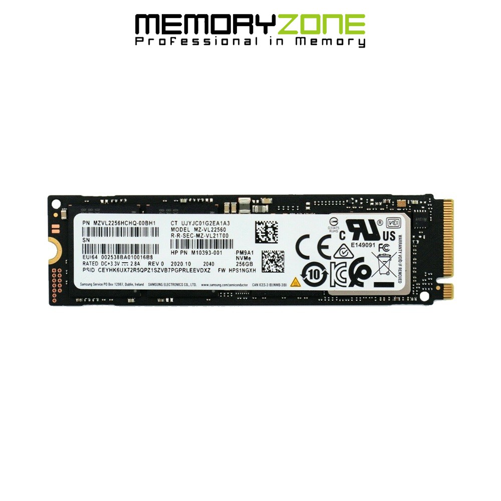 Ổ Cứng SSD Samsung NVMe PM9A1 M.2 PCIe Gen4 x4 256GB MZVL22560