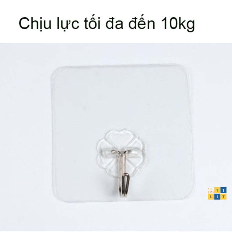 Móc Dán Tường Siêu Dính Trong Suốt Chịu Lực Tốt 1k [MÓC 1K]