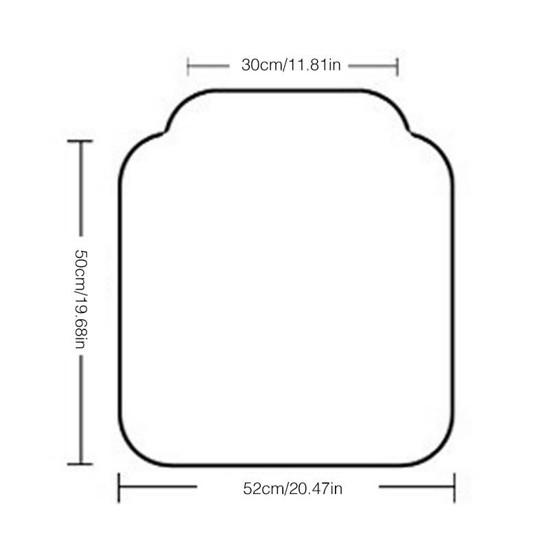 Bộ 2 Đệm Lót Ghế Trước Xe Hơi Chất Liệu Da Pu Thông Thoáng